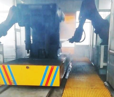 江蘇道杰能源模具無(wú)軌電動(dòng)平車(chē)交付成功