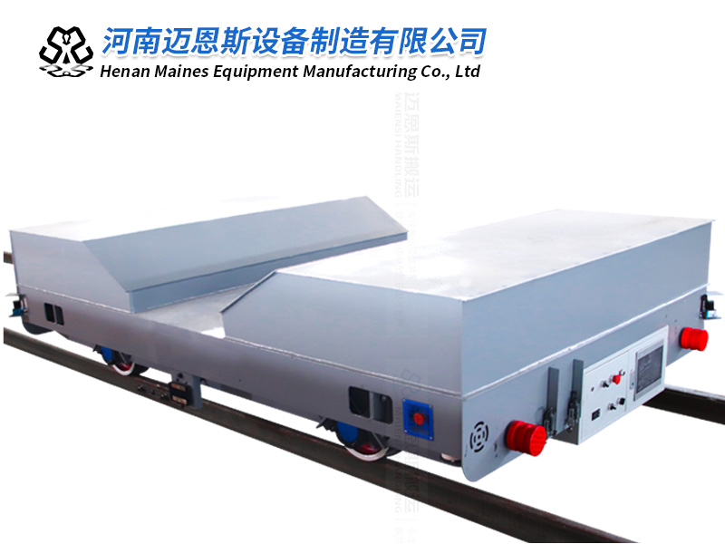 重載RGV軌道車無人自動(dòng)搬運(yùn)車試機(jī)成功