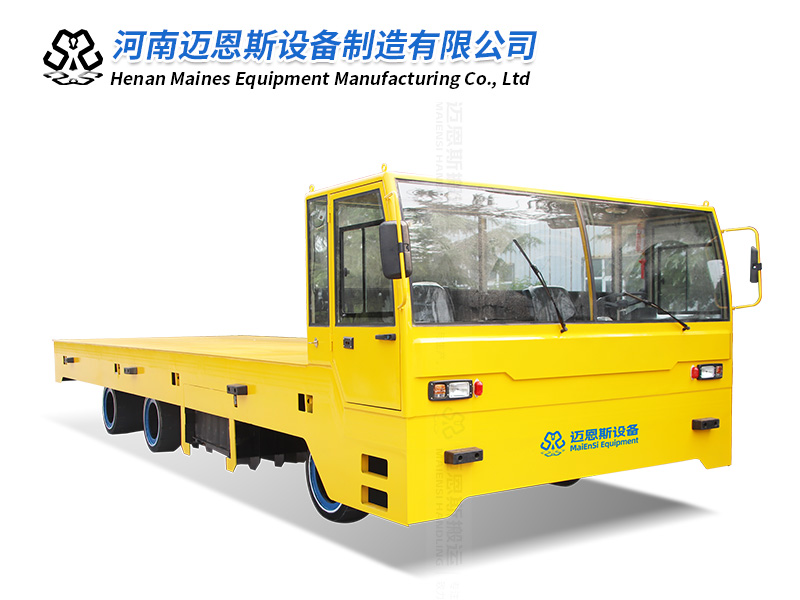 工廠大型方向盤(pán)電動(dòng)平板車(chē)