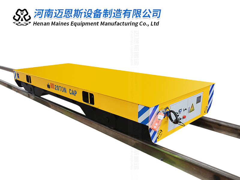 鋰電池遙控搬運(yùn)平車(chē)試機(jī)